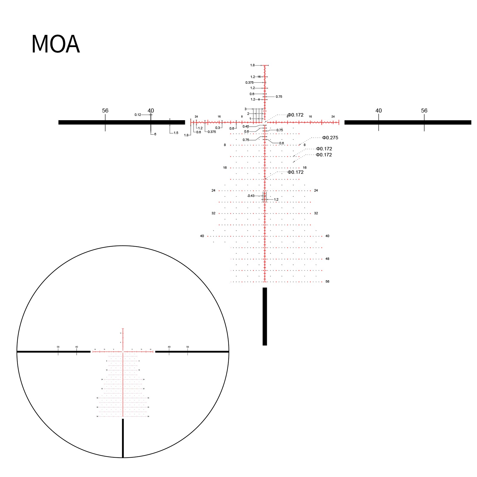 DNT Optics TheOne 7-35×56 FFP Illuminated Reticle with Zero Stop